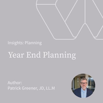 Year End Planning