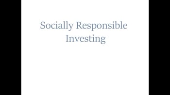 Socially Responsible Investing the WealthFactor way.